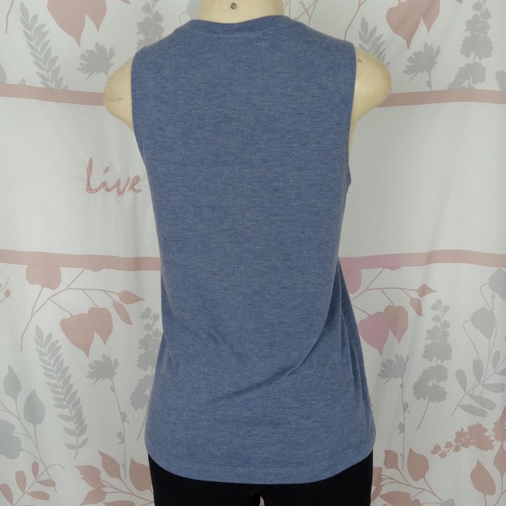 ModernLux sleeveless‎ blue top Size Small - Picture 3 of 7